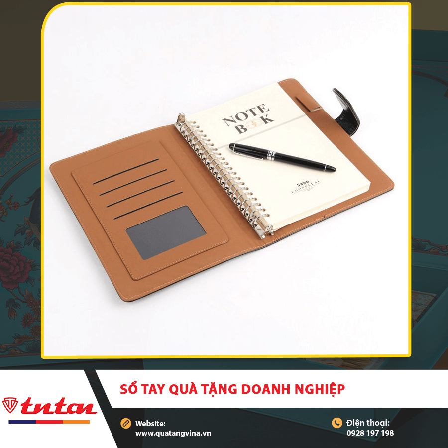 Thiết kế sổ tay quà tặng doanh nghiệp chuyên nghiệp